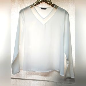 "shein" womens long sleeve blouse